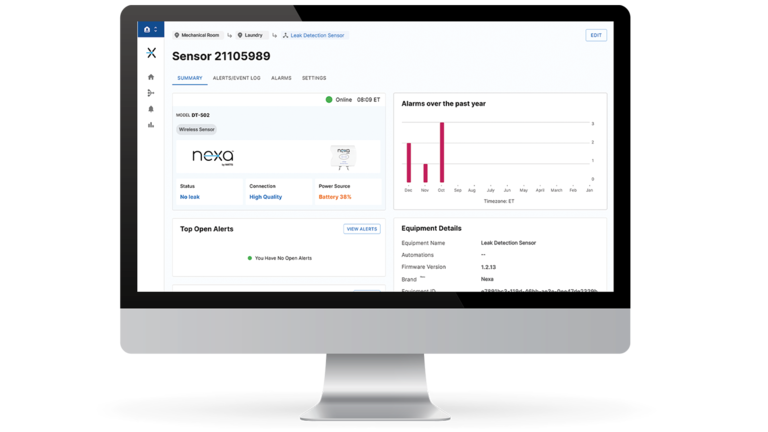 Nexa Equipment Dashboard