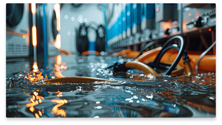 nexa-server-room-flooded